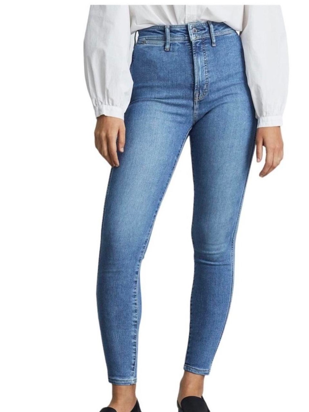 Everlane The Way High skinny blue jeans Sz 28